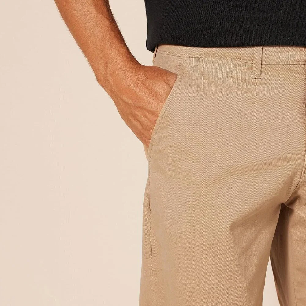 Mens Athletic-Fit Casual Stretch Chino Pant Available in Big & Tall